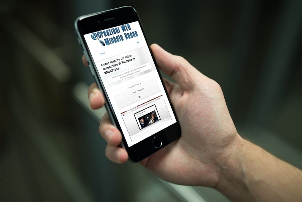 Come inserire un video responsive di Youtube in WordPress