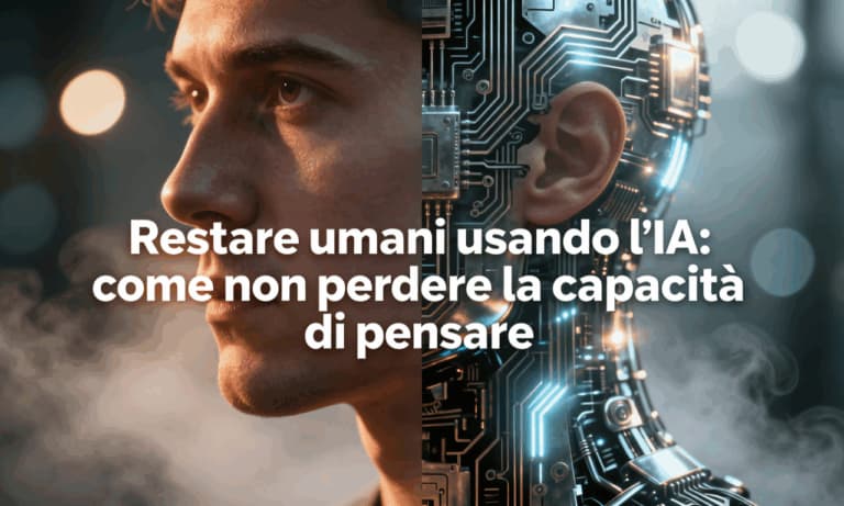 Restare umani usando l'IA: come non perdere la capacità di pensare