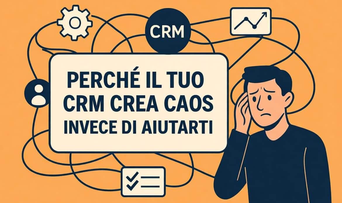 Perchè il tuo CRM crea caos invece di aiutarti