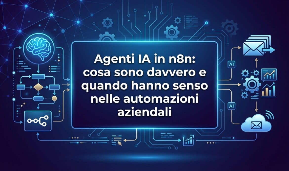 Agenti IA in n8n: guida pratica per usarli davvero nelle automazioni aziendali