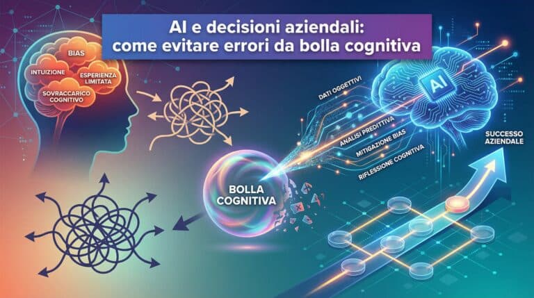 AI e decisioni aziendali: come evitare errori da bolla cognitiva