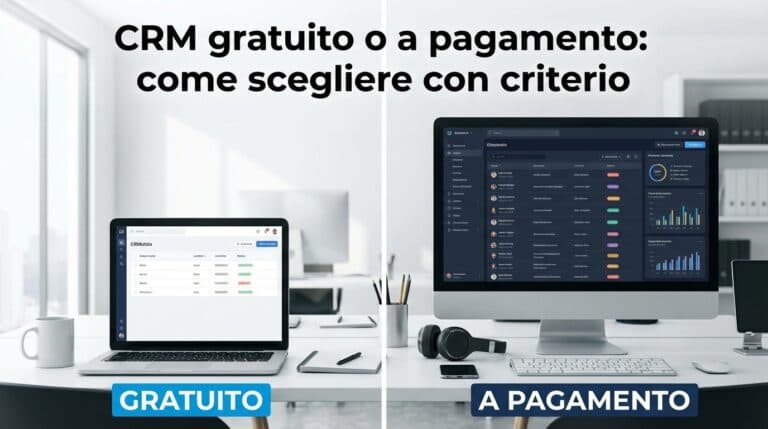 CRM gratuito o a pagamento: come scegliere con criterio