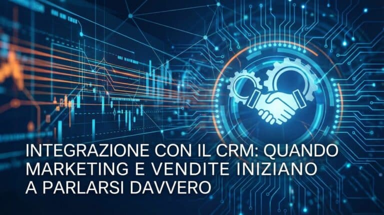 Integrazione con il CRM: quando marketing e vendite iniziano a parlarsi davvero