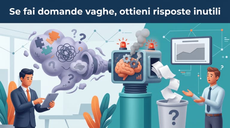 Se fai domande vaghe, ottieni risposte inutili