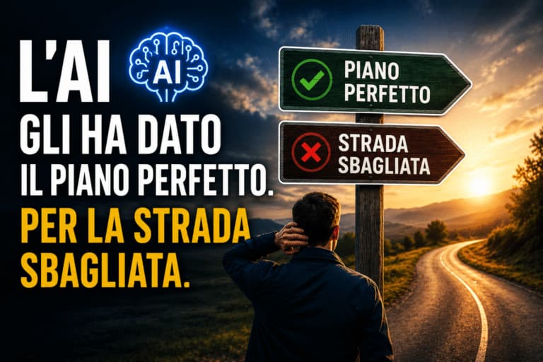 L'AI gli ha dato il piano perfetto. Per la strada sbagliata.