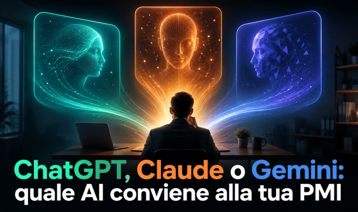 ChatGPT, Claude o Gemini: quale AI conviene alla tua PMI