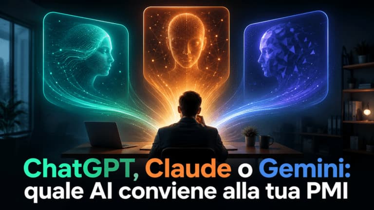 ChatGPT, Claude o Gemini: quale AI conviene alla tua PMI
