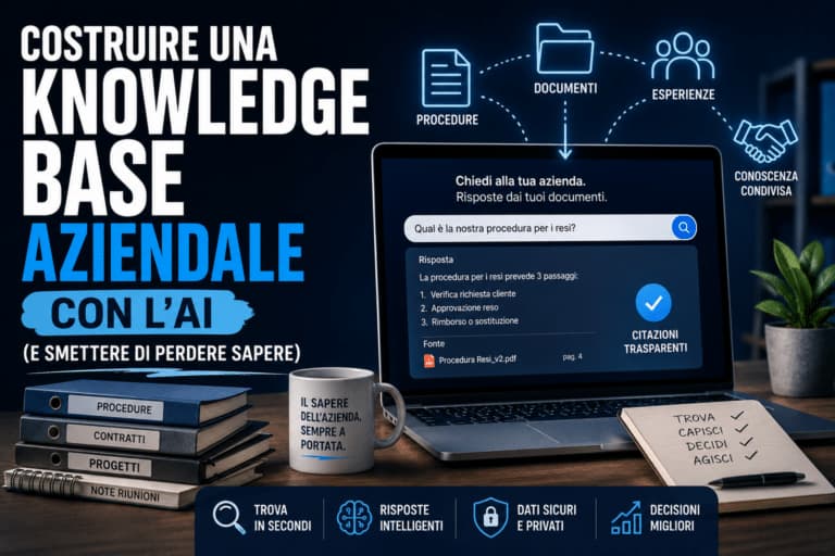 Costruire una knowledge base aziendale con l'AI (e smettere di perdere sapere)