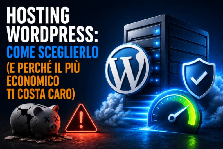 Hosting WordPress: come sceglierlo (e perché il più economico ti costa caro)