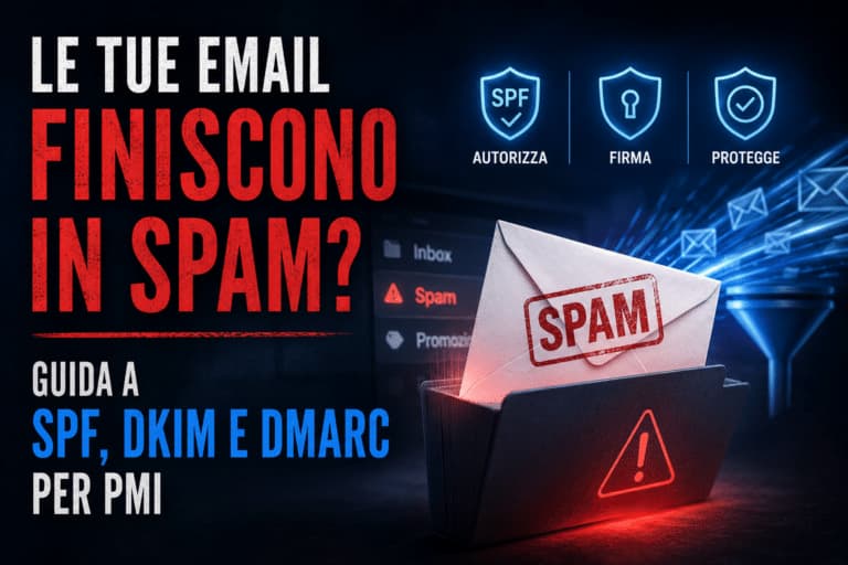 Le tue email finiscono in spam? Guida a SPF, DKIM e DMARC per PMI