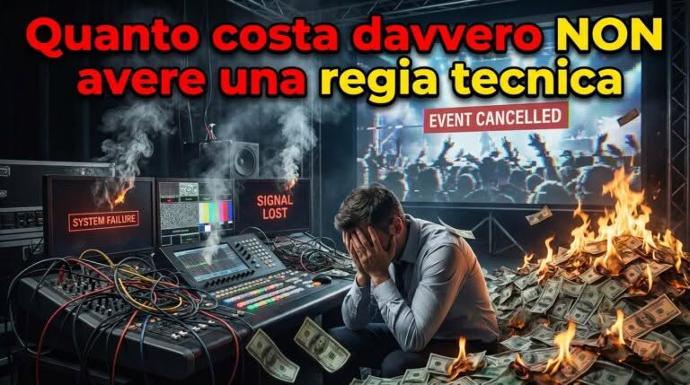 Quanto costa davvero NON avere una regia tecnica