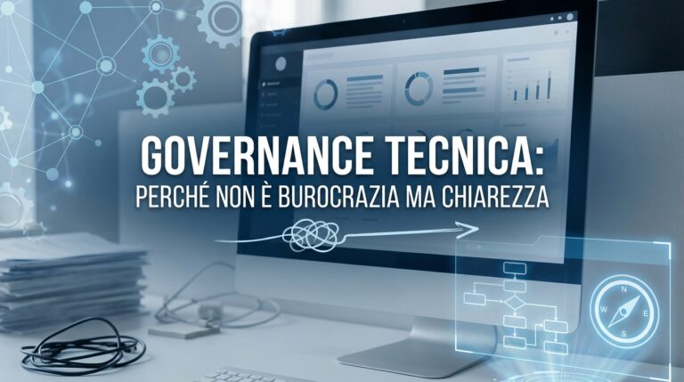 Governance tecnica: perché non è burocrazia ma chiarezza