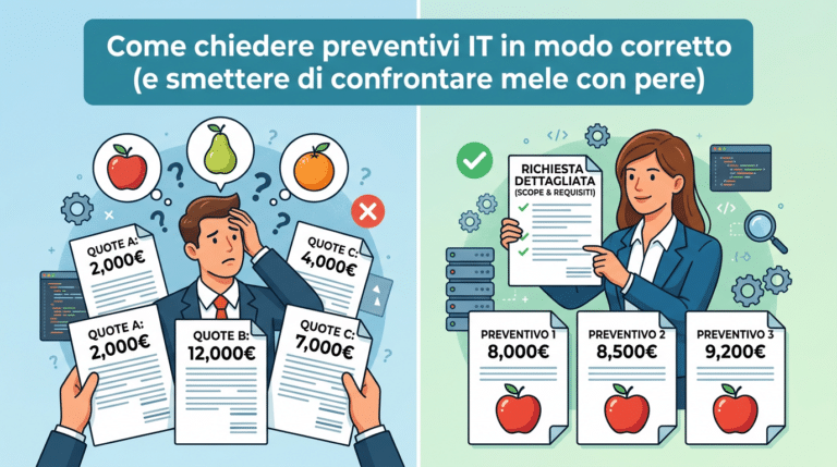 Come chiedere preventivi IT in modo corretto