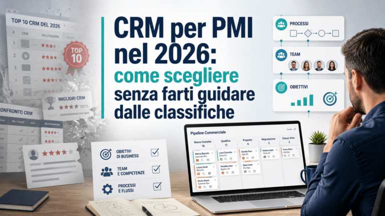 CRM per PMI nel 2026: come scegliere senza farti guidare dalle classifiche