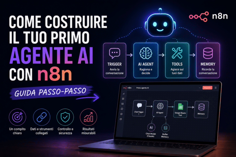 Come costruire il tuo primo agente AI con n8n (guida passo-passo)