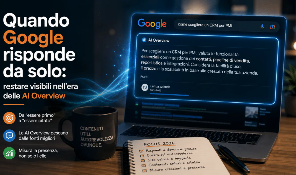 Quando Google risponde da solo: restare visibili nell'era delle AI Overview