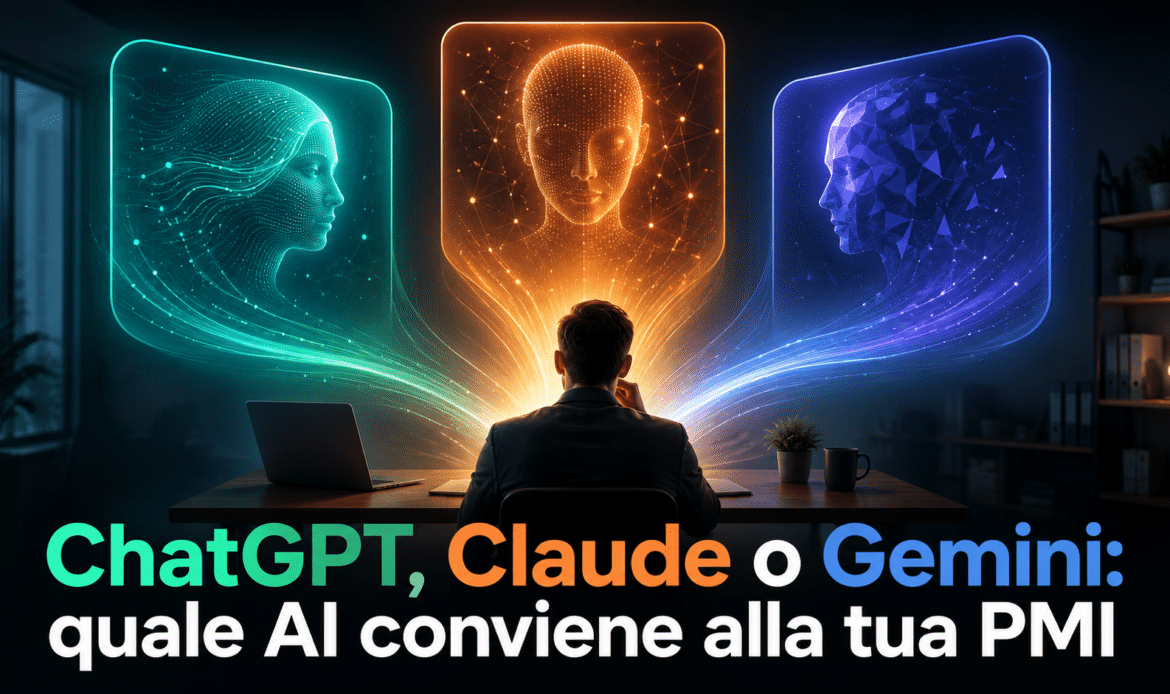 ChatGPT, Claude o Gemini: quale AI conviene alla tua PMI