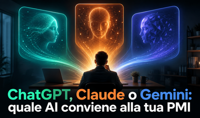 ChatGPT, Claude o Gemini: quale AI conviene alla tua PMI