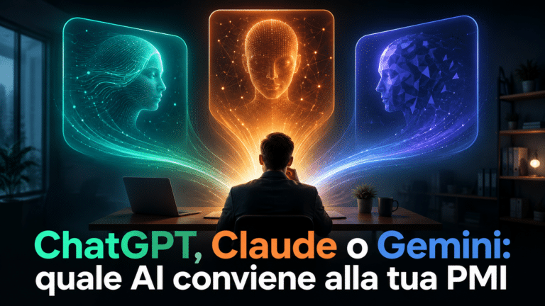 ChatGPT, Claude o Gemini: quale AI conviene alla tua PMI
