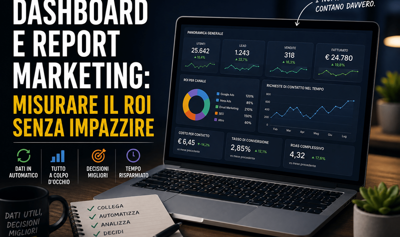Dashboard marketing: misura il ROI facilmente